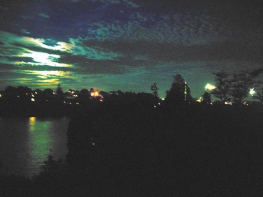 Racheblue; Fireworks; Viewed from Westmere towards the City